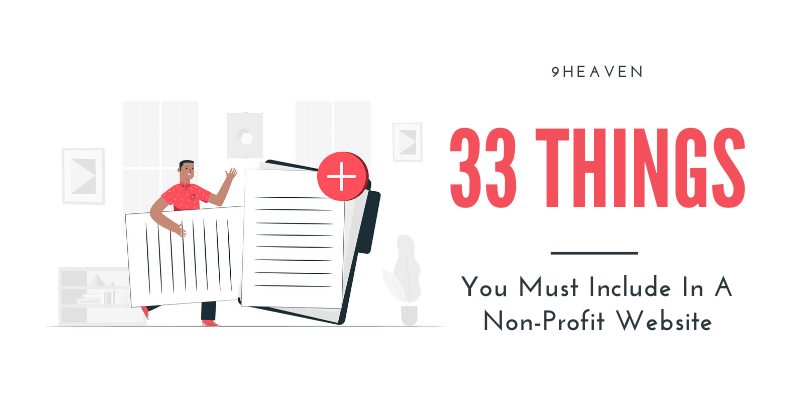 33 Things: You must include in the non-profit website